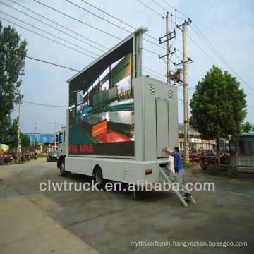 factory price JAC outdoor mobile advertising vechile, 10m2 led truck for sale